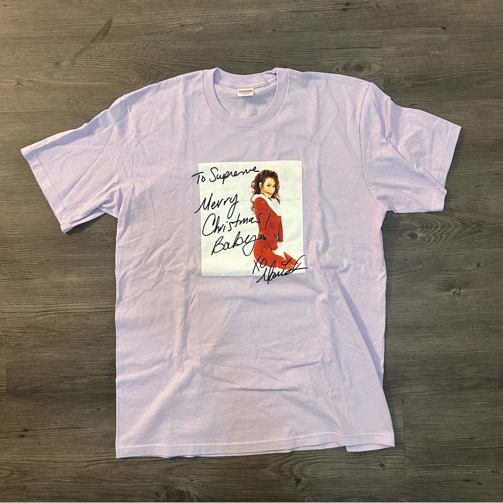FW20 SUPREME MARIAH CAREY TEE T-SHIRT LIGHT PURPLE SIZE Large
